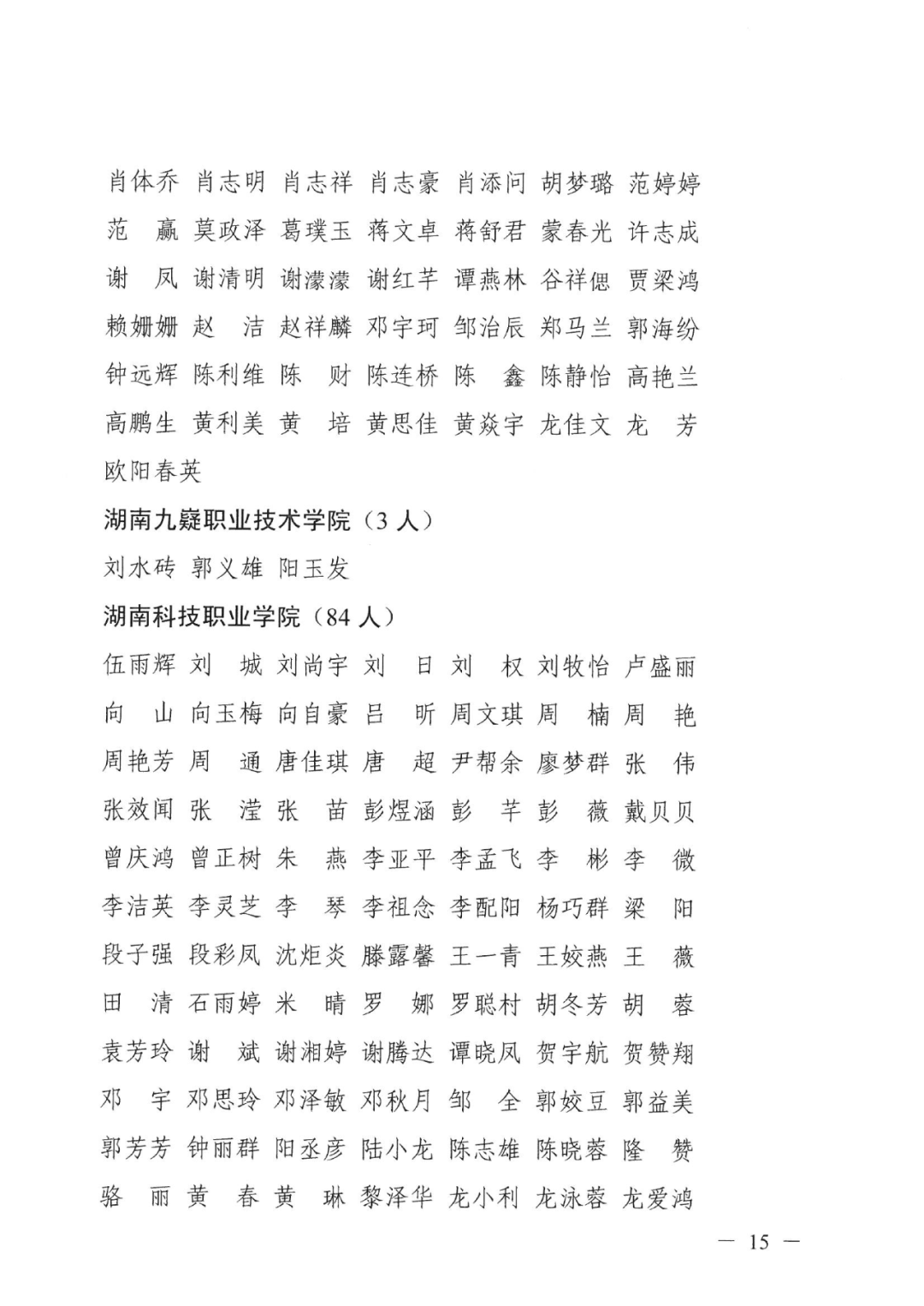 2022年湖南“專升本” 省內(nèi)生源建檔立卡畢業(yè)生報考資格審核結(jié)果的公示(圖15)