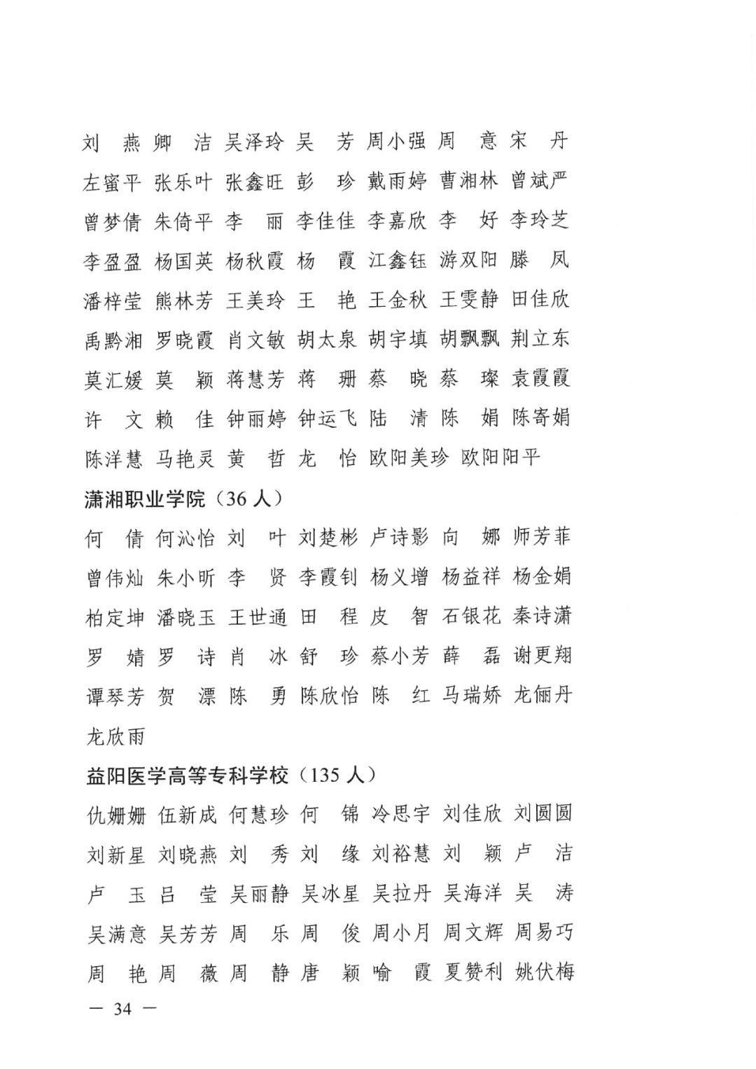 2022年湖南“專升本” 省內(nèi)生源建檔立卡畢業(yè)生報考資格審核結(jié)果的公示(圖34)