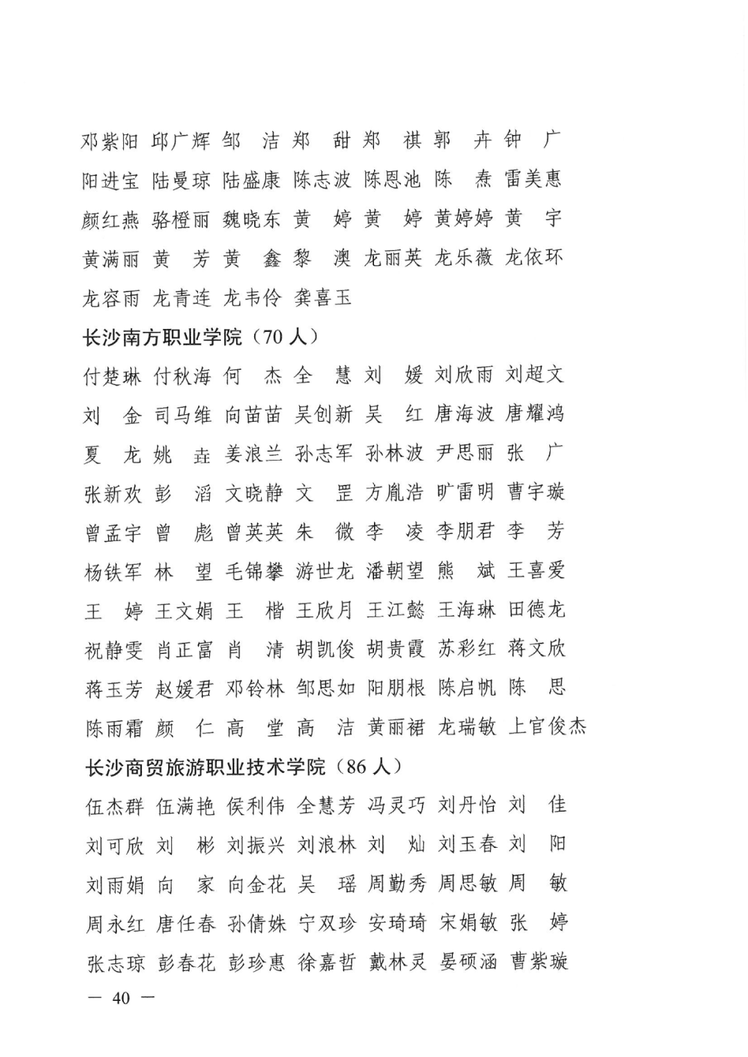 2022年湖南“專升本” 省內(nèi)生源建檔立卡畢業(yè)生報考資格審核結(jié)果的公示(圖40)