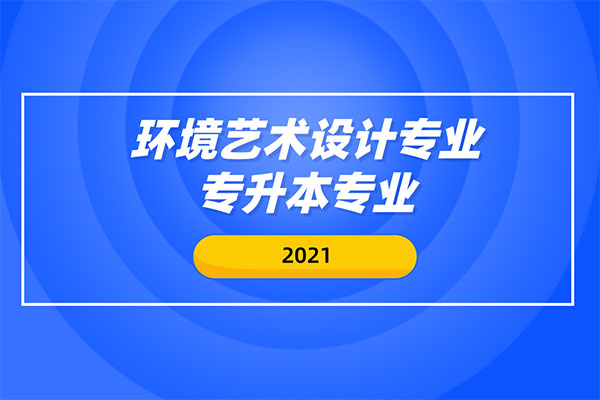 環(huán)境藝術(shù)設(shè)計專業(yè)專升本專業(yè)有哪些？